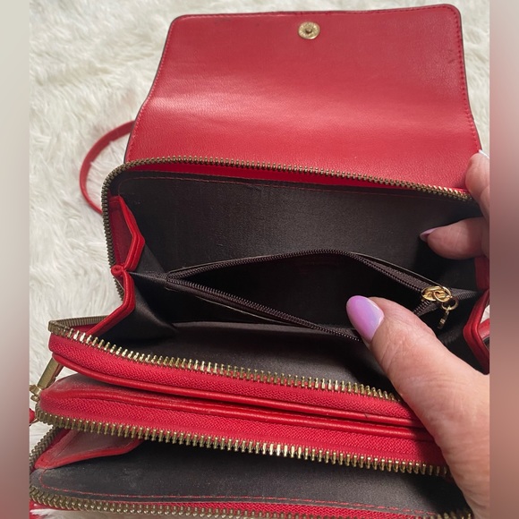 Forever Young Wallet Craoss Body Purse Red - Picture 8 of 10